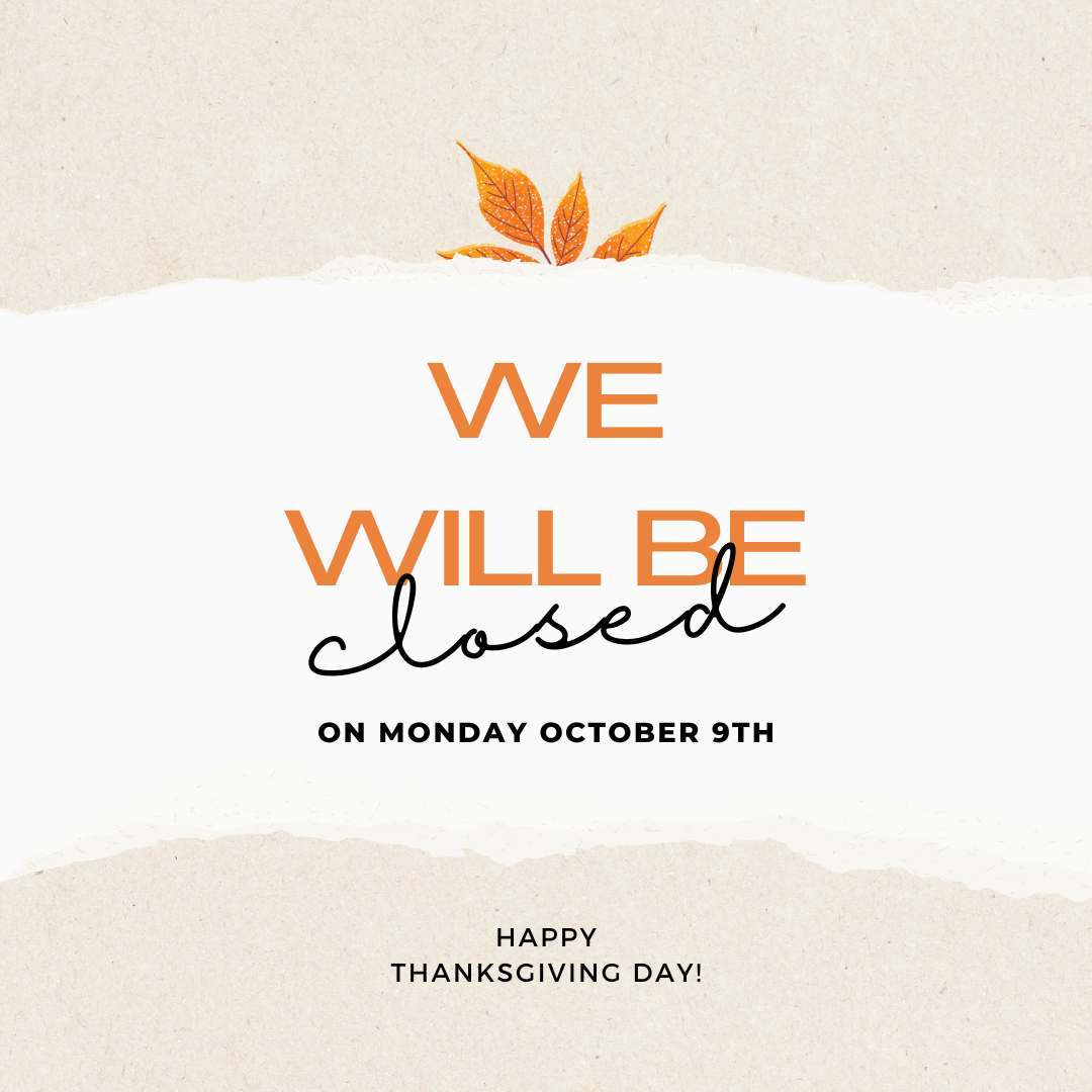 Viphalay's tweet photo. CLOSED Thanksgiving Monday Oct 9th https://t.co/udqJB2DW0V