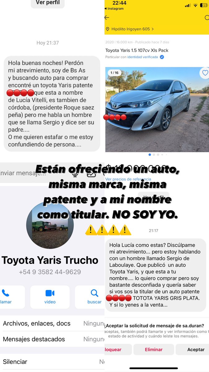 VitelliLucia's tweet photo. Por favor ayúdenme a reportar y denunciar este número. Está persona ahora se está haciendo pasar por mi. ⚠️⚠️⚠️

Difundir. https://t.co/93xmf1qRL1