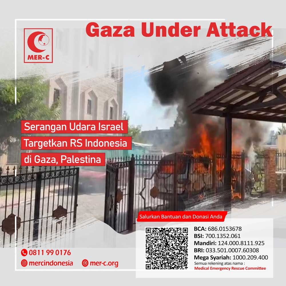 mercindonesia's tweet photo. GAZA UNDER ATTACK
Serangan udara Israel targetkan RS Indonesia di Gaza, Palestina.

Salurkan bantuan & donasi anda
BCA: 686.0153678 
Bank Mandiri: 124.000.8111.925 
BSI: 700.1352.061 
BRI: 033.501.0007.60308 
Mega Syariah: 1000.209.400

Semua rekening atas nama : Medical Emergency Rescue Committee

Call Center : 0811 99 0176 
Facebook: MER-C Indonesia 
Instagram, Tiktok & Twitter: @mercindonesia 

#mercindonesia #donasigaza #gaza #palestine #rsindonesia #israel