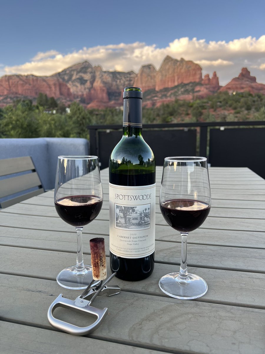 Coastal Cab Critic (@coastcabcritic) on Twitter photo Celebrating my 50th birthday w/ the 2000 <a href="/SpottswoodeWine/">Spottswoode</a> in #Sedona.
A perfectly aged #NapaValley wine, and it’s still mouth coating delicious! Celebrating my 50th birthday w/ the 2000 <a href="/SpottswoodeWine/">Spottswoode</a> in #Sedona.
A perfectly aged #NapaValley wine, and it’s still mouth coating delicious!