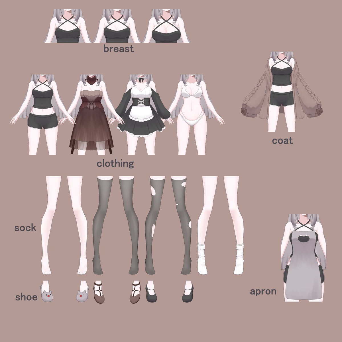 inayakunemu's tweet photo. 這邊做了可以換東西(?) 的vtuber模型
I made  a customizable vtuber model！

調整過程示範/customized demonstration：
https://t.co/QY9zyhOuPf

購買方式和連結放在留言！
How to purchase is in the message area
#LIVE2D #vtubermodel  #vtuber https://t.co/v60UPSwhfJ