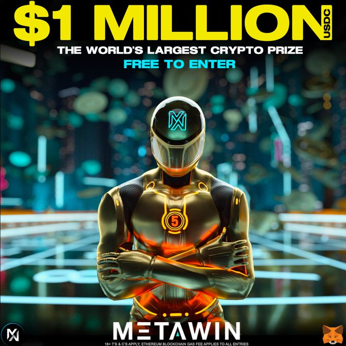 publicahaus's tweet photo. The world's biggest crypto prize! Enter now to win $1,000,000 USD.  

Click for free entry: https://t.co/Wnl3purc4y https://t.co/ir3QHaTaVu
