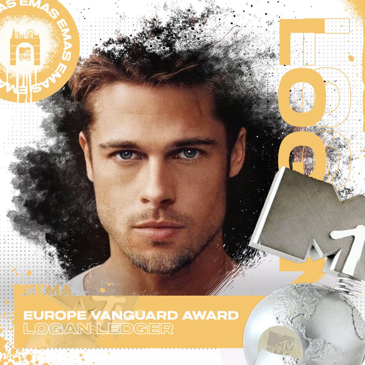 emasrapstar's tweet photo. Em homenagem a uma das maiores videografias da história e dono de uma das mentes mais criativas da música, Logan Ledger é consagrado com o primeiro Europe Vanguard Award. ✨🏆 https://t.co/PFaC2MX56z