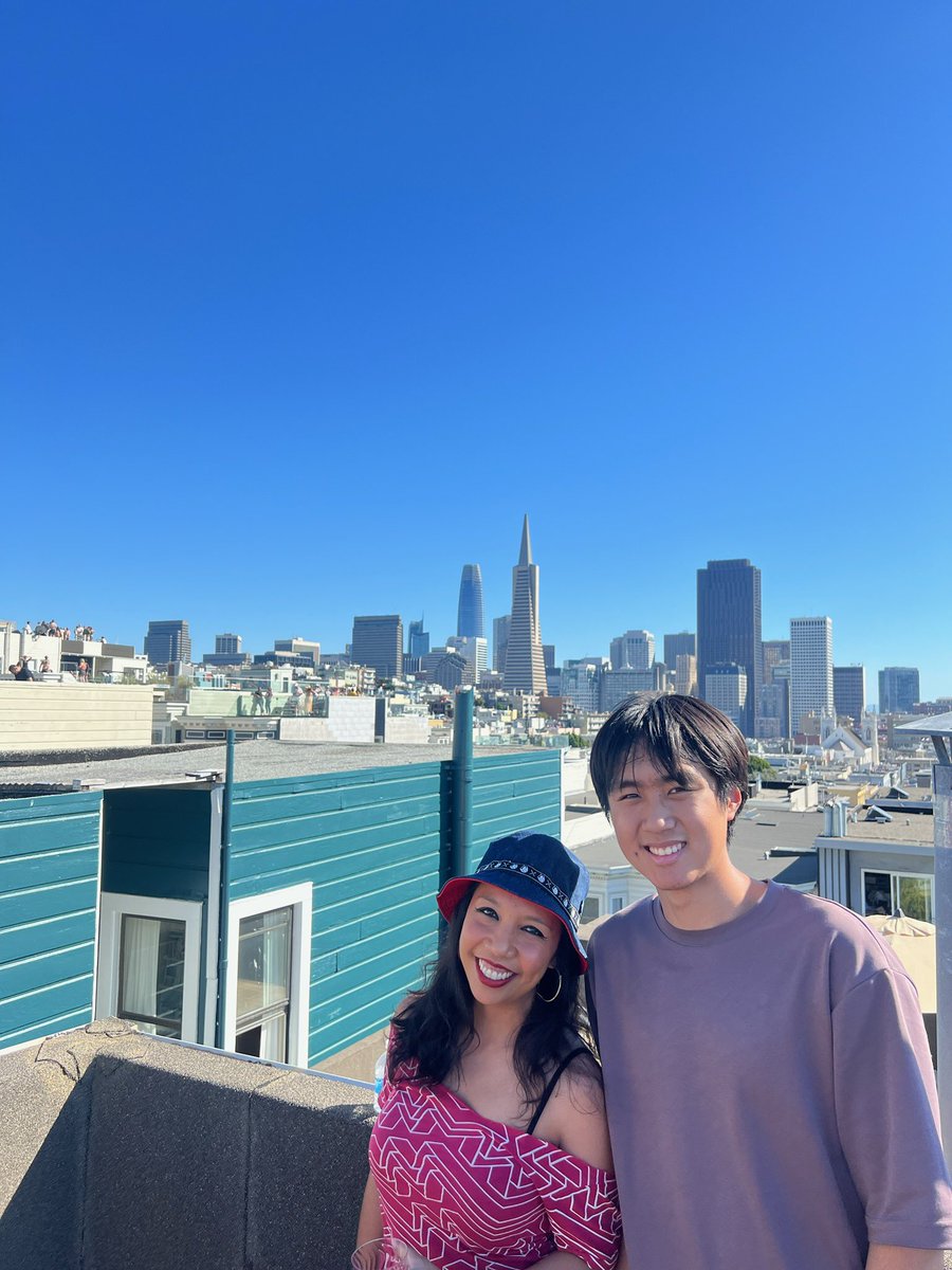 SFMarMendoza's tweet image. Took my nephew, who just moved to the city for college, to check out the Blue Angels for his first #FleetWeekSF 🤩 He told me later: “This is definitely a core memory” 😍