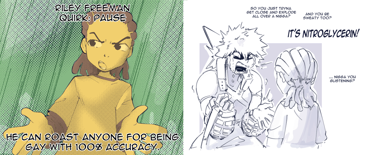 ImMisterPlow's tweet image. Cannot get this out of my head now, Bakugo has no chance.