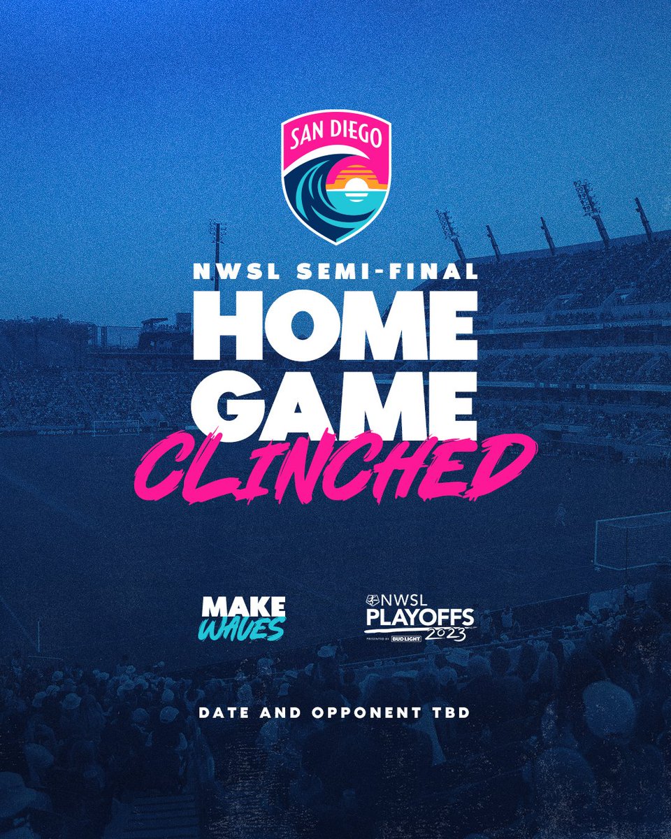 PLAYOFF FÚTBOL IN SAN DIEGO 🌊

#MakeWaves