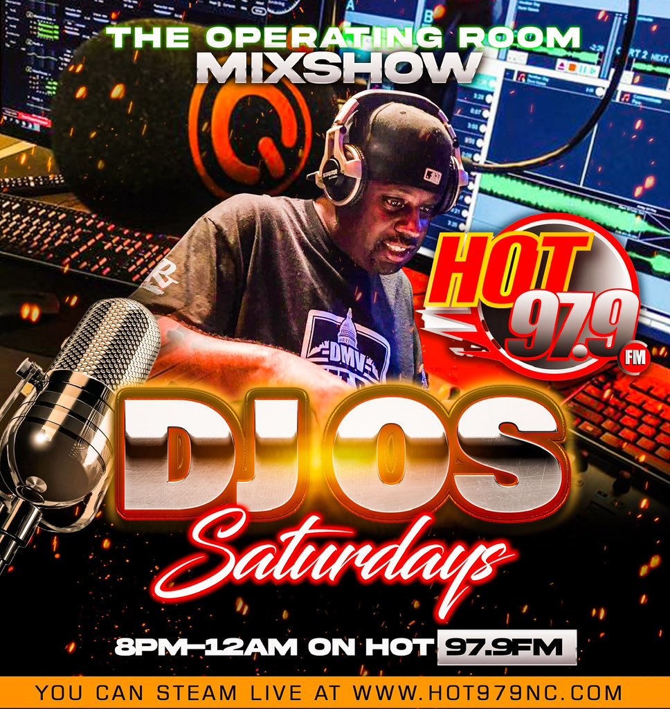 New time slot same day same fire!!!@hot979nc 8p-12a radios up!!!