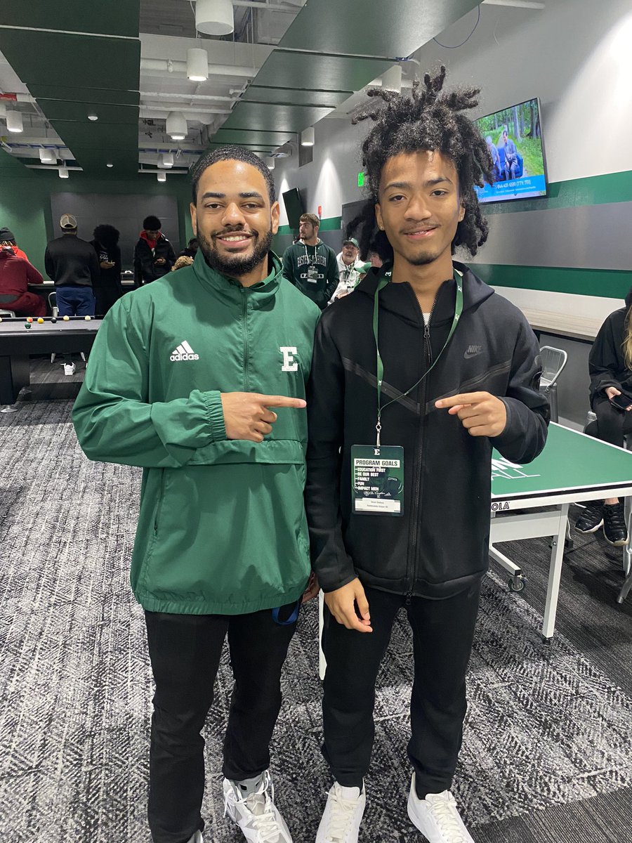 AmariDavison's tweet photo. Had a great time on my visit to @EMUFB thanks to all the coaches. Special shout-out to @Jon_Carter313 and @CoachIReed I love learning about Eagle TOUGH! can’t wait to get back on Campus @cooperhawksFB @TPatt17 @77williehoward @PrepRedzoneMN @OJW_Scouting @HighschoolMn @CoachOkoi https://t.co/GIVY3EbzZa