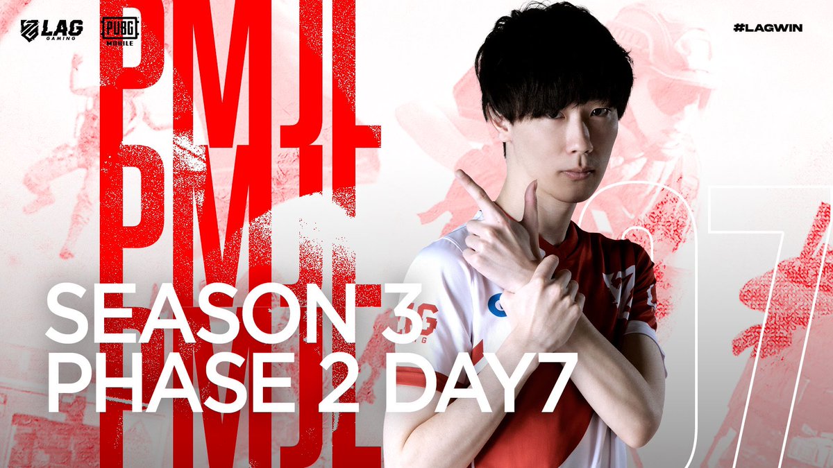 【PUBG MOBILE部門】

本日10月8日(日) 16:30～配信start⚡
#PMJL SEASON3 Phase2 Day7

🦥SILK <a href="/_SILK73/">SILK 🦥</a>
🐋H172y @UaxenYq
🐝MIT1KA <a href="/HUNNYBOY457/">LFT MIT1KA</a>
☔️RumiK <a href="/Ru_mi_9q/">RumiQ</a>

📺配信：youtube.com/live/mhYI0hDSN…

昨日不調だった分も取り戻し、ランクアップを狙います！
応援宜しくお願い致します🔥

#LAGWIN🔥