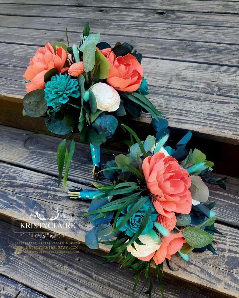 KRISTY_CLAIRE's tweet photo. Thank You So Much Julia! ❤️
.
Coral &amp; Turquoise Peony &amp; Dahlia Sola Wood Flower Bridesmaids Bouquets 💐 
Turquoise Mother Wrist Corsages 🌺
.
https://t.co/ltna3EZCJO 
https://t.co/viwvm0SuRh
#wedding #weddingparty #bridesmaids #coral #turquoise #turquoisecolor #coralcolor #Peony https://t.co/TBYyA3RCPK
