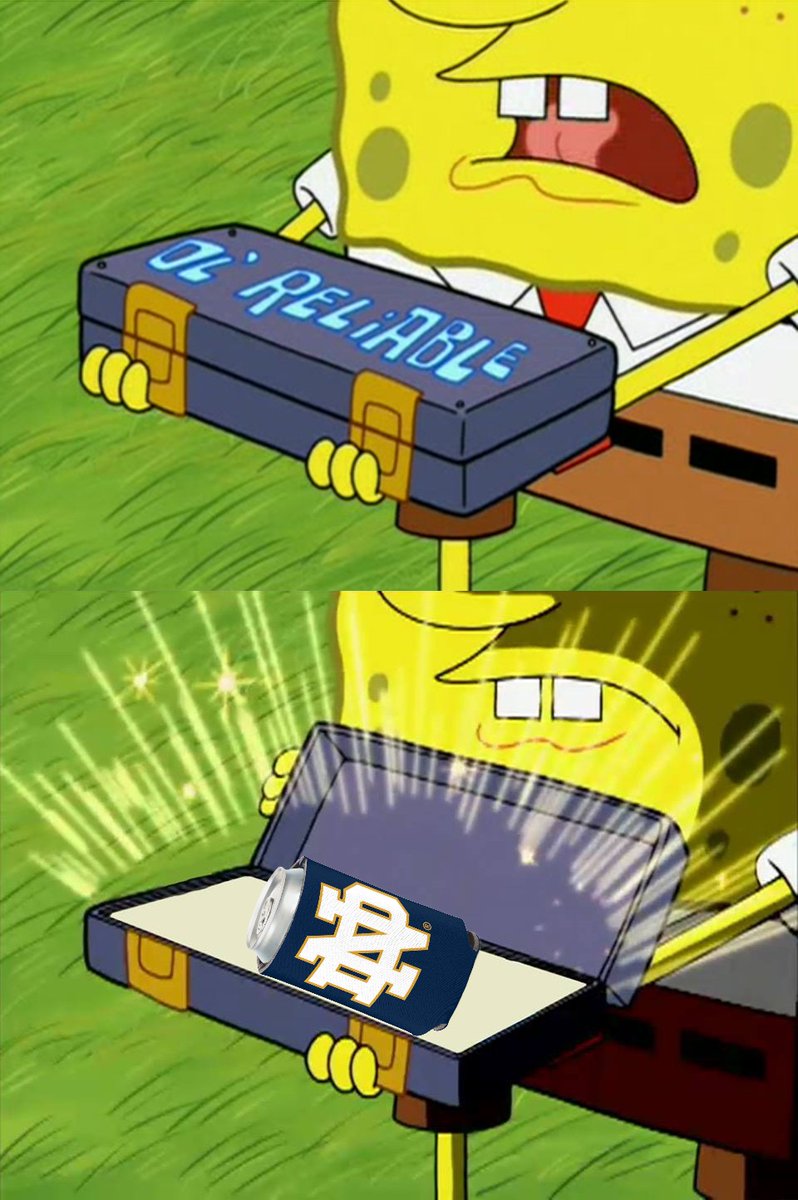 schmediumTone's tweet image. Went thru most of the first half and realized I don't have my "Good Luck ND Beer Coozie"..  now we ride ☘️☘️☘️