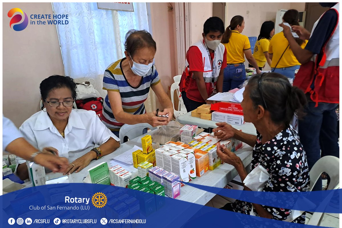 RCSanFernandoLU's tweet photo. September 9: In a powerful testament to our commitment to community well-being, we  joined hands with the Our Lady of Perpetual Help Parish in Pagdalagan, SFCLU, for a medical and dental mission. Together with several partners, the activity was a resounding success. https://t.co/xWF2W6ABk7