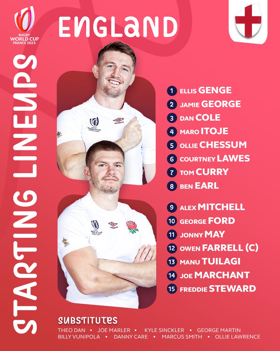 GiulioOdino's tweet image. #RugbyWorldCup2023 / #PoolD

#Samoa vs #England  17-18
#England viene de atrás para lograr una emocionante victoria por 1 punto y permanecer invicto en el Rugby World Cup 2023! 

#SAMvsENG
#RugbyWorldCupFrance2023
#StadePierreMauroy
#WorldRugby