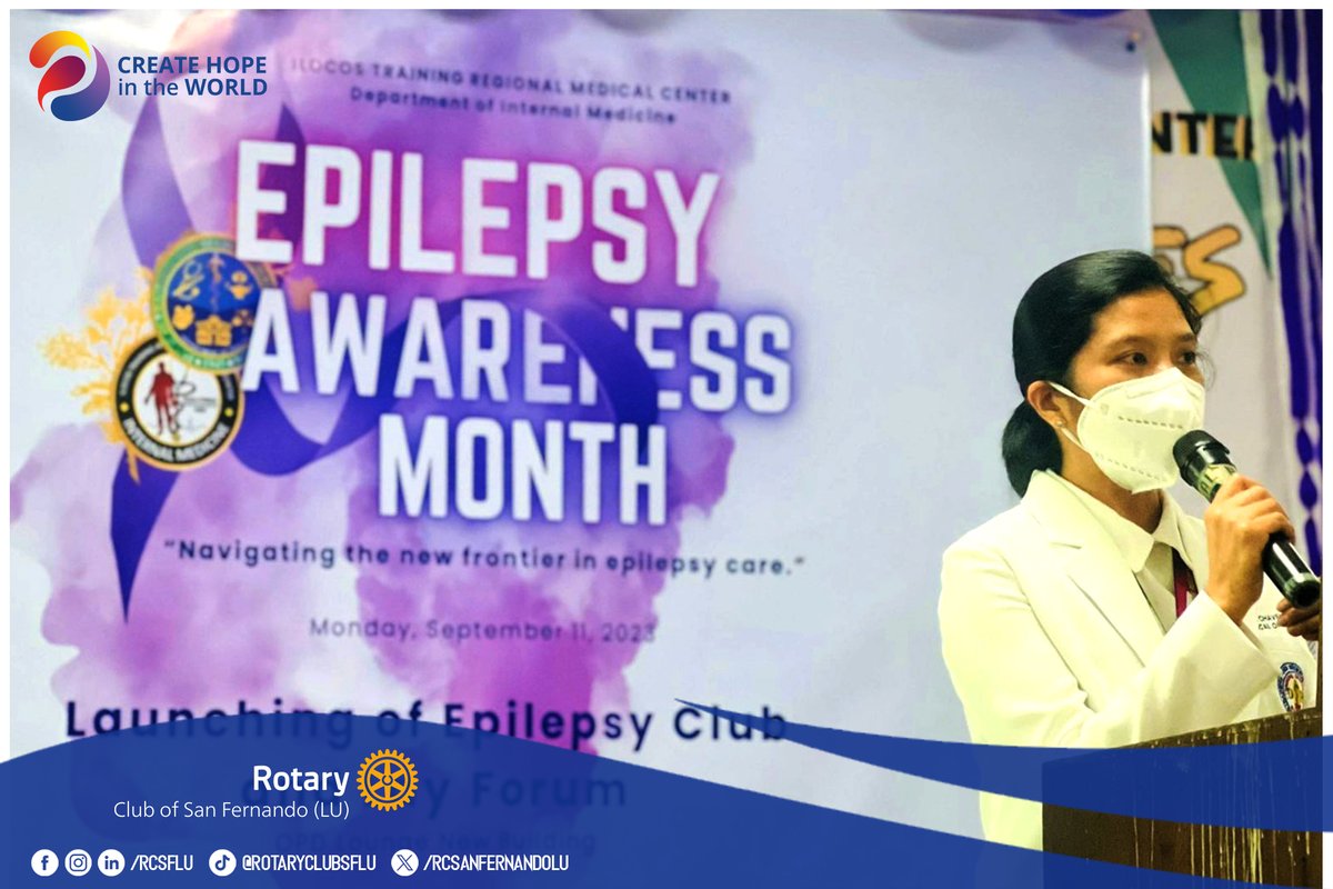 RCSanFernandoLU's tweet photo. September 11: In partnership with ITRMC, we embarked on a significant initiative that echoes far beyond a single day. Our collaborative effort led to the launch of an Epilepsy Club and the hosting of Epilepsy Lay Fora. https://t.co/zoTHh0AACd