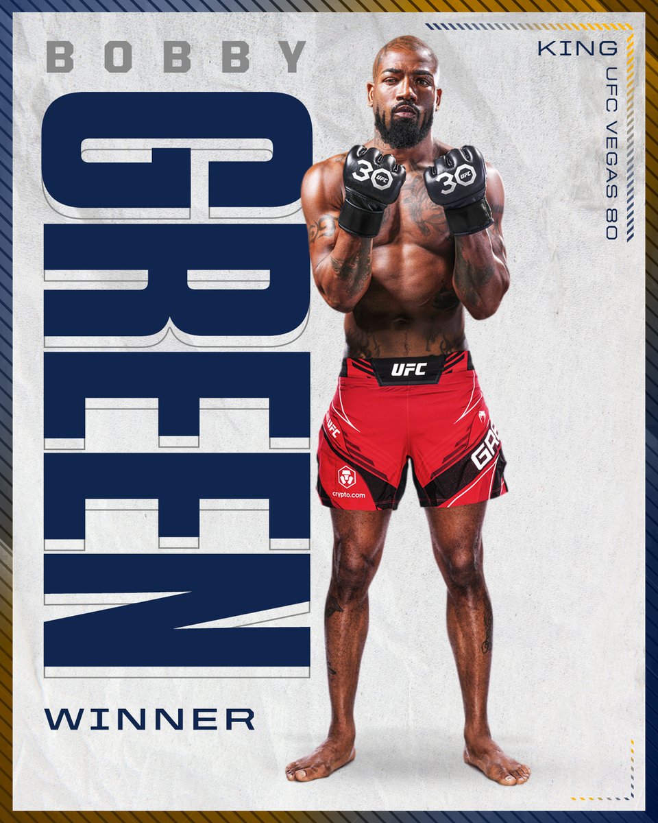 BACK-TO-BACK WINS FOR BOBBY GREEN 👑 #UFCVegas80