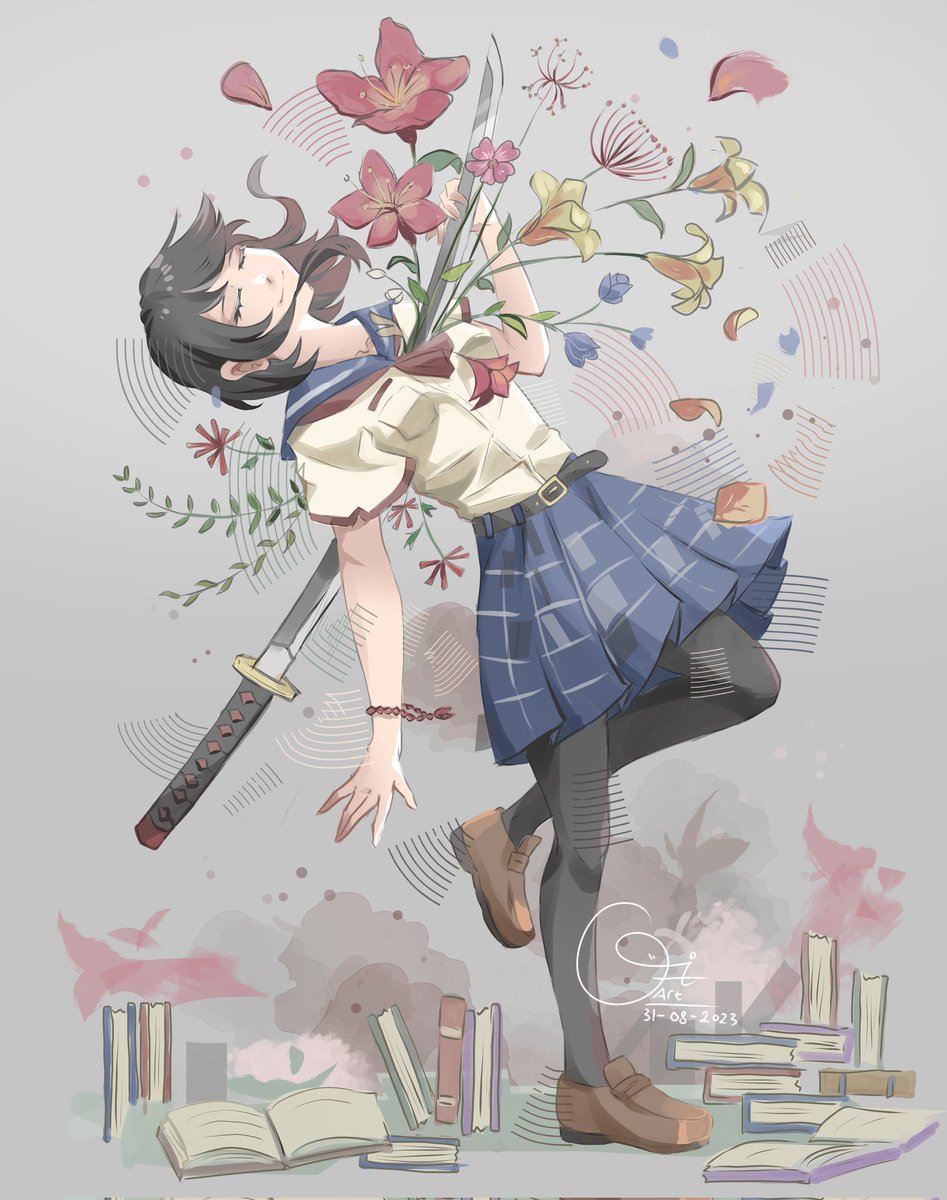 QiArt11's tweet photo. " BACKSTAB " ๐ก
#art #artist #artwork #digitalartwork #digitalrtist #digitalart #illustration #conceptart #clipstudiopaint #cspart #animeartwork #animegirl #animeart #anime #artistofindonesia #artistsoninstagram #backstab #flower #ArtistOnTwitter https://t.co/PC9VqP1aYT
