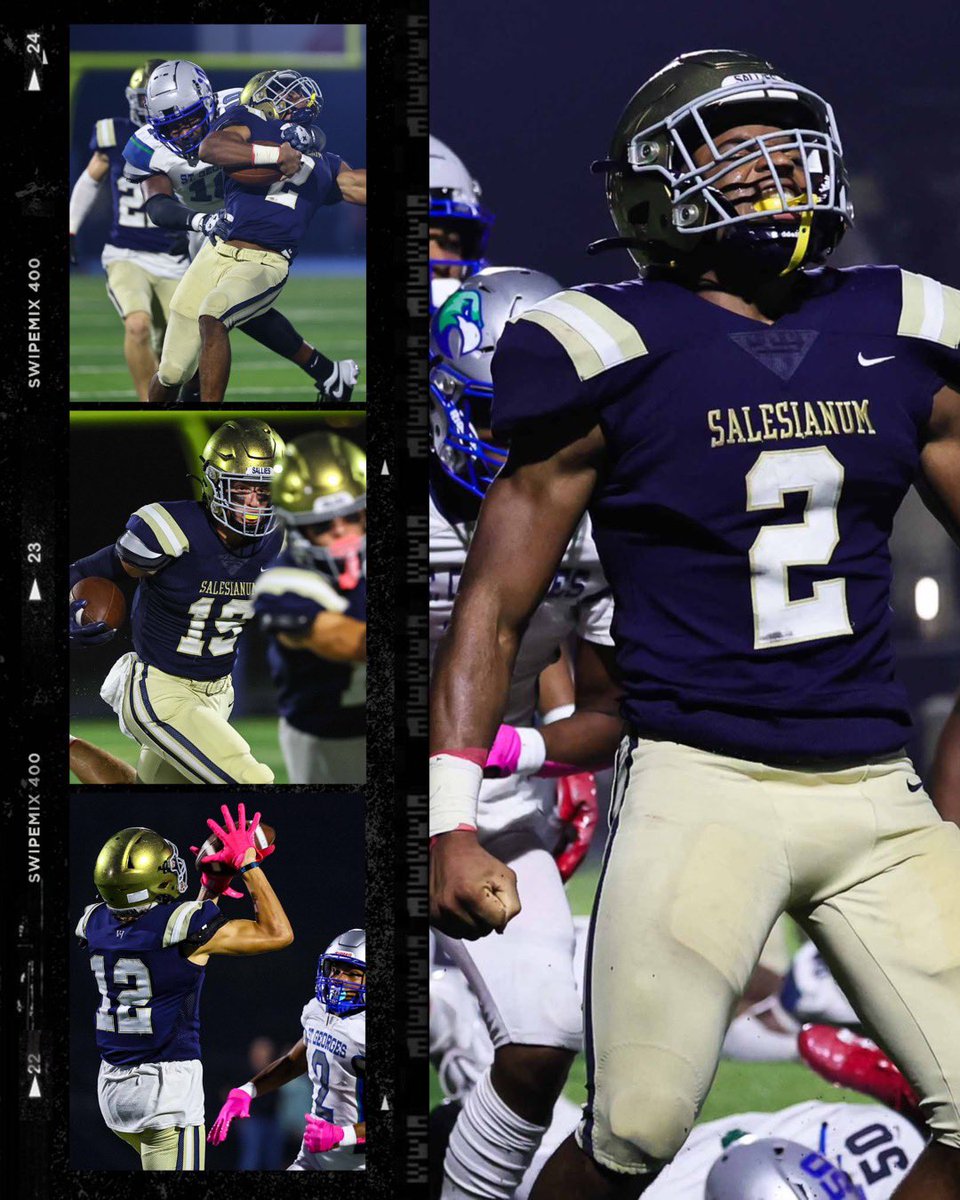 monsterphotoiso's tweet image. HIGH SCHOOL FOOTBALL 2023 - OCT 06 - St. Georges Hawks falls Salesianum 34-13 | #delhs #scorestream | 📸 @monsterphotoiso