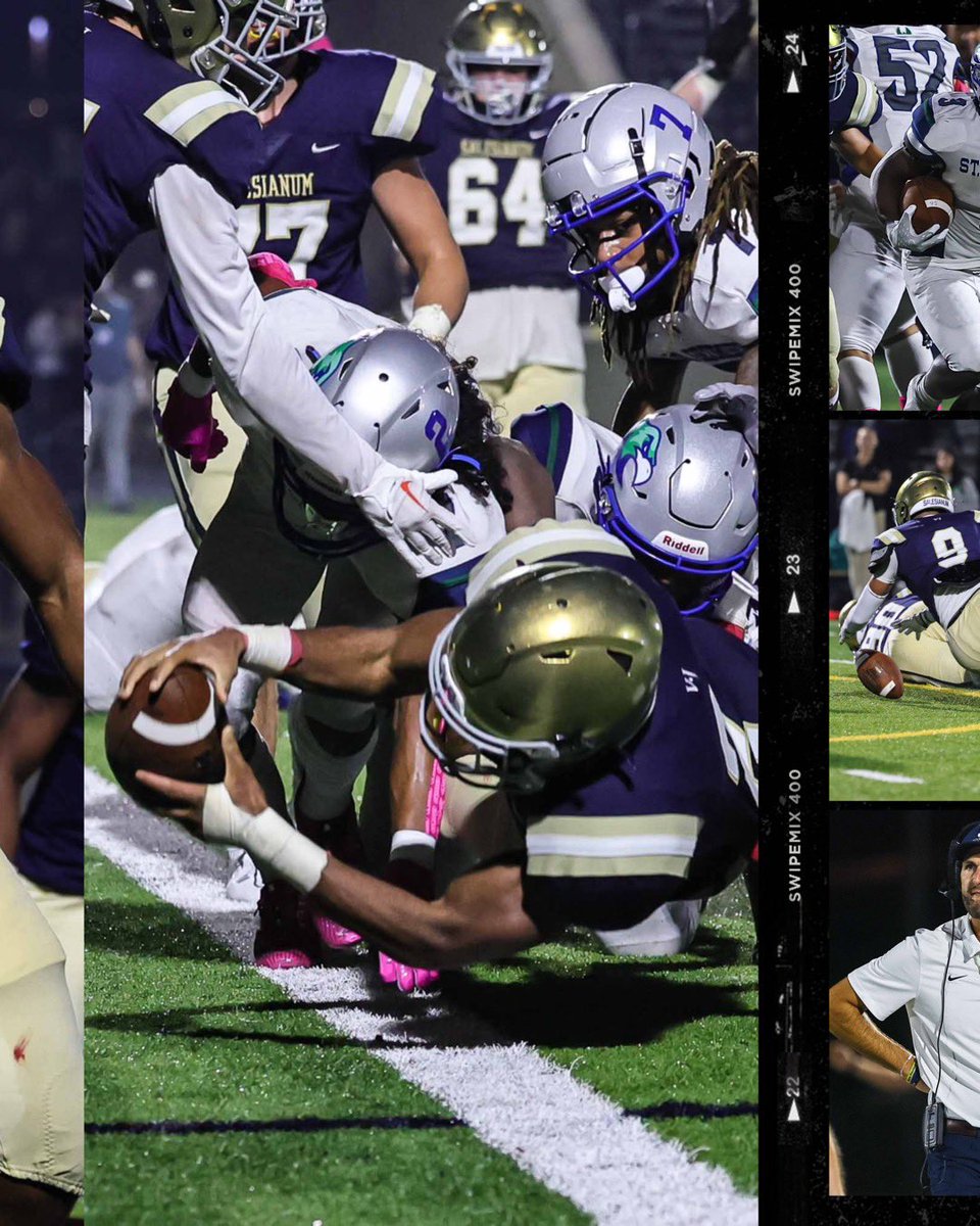 monsterphotoiso's tweet image. HIGH SCHOOL FOOTBALL 2023 - OCT 06 - St. Georges Hawks falls Salesianum 34-13 | #delhs #scorestream | 📸 @monsterphotoiso