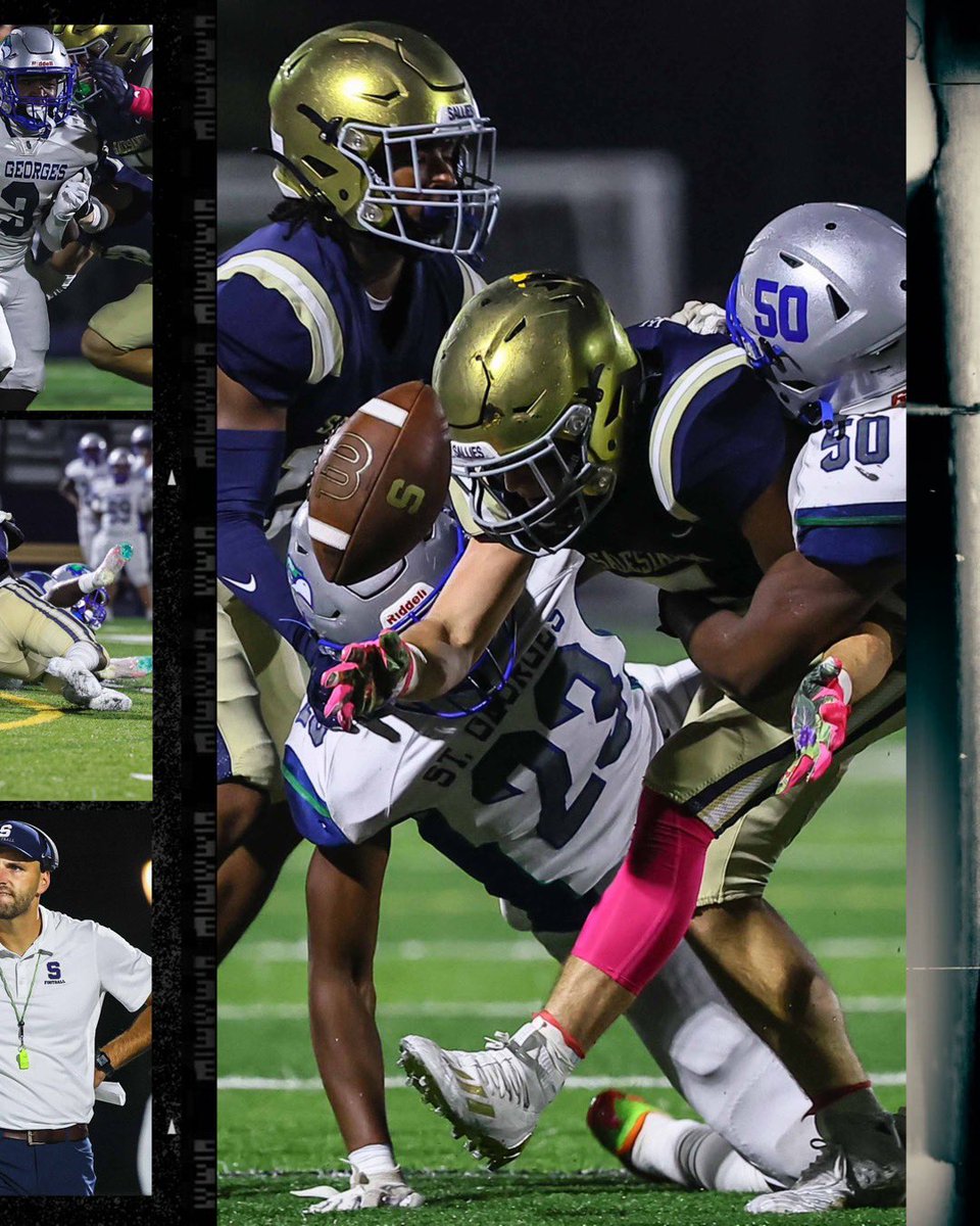 monsterphotoiso's tweet image. HIGH SCHOOL FOOTBALL 2023 - OCT 06 - St. Georges Hawks falls Salesianum 34-13 | #delhs #scorestream | 📸 @monsterphotoiso