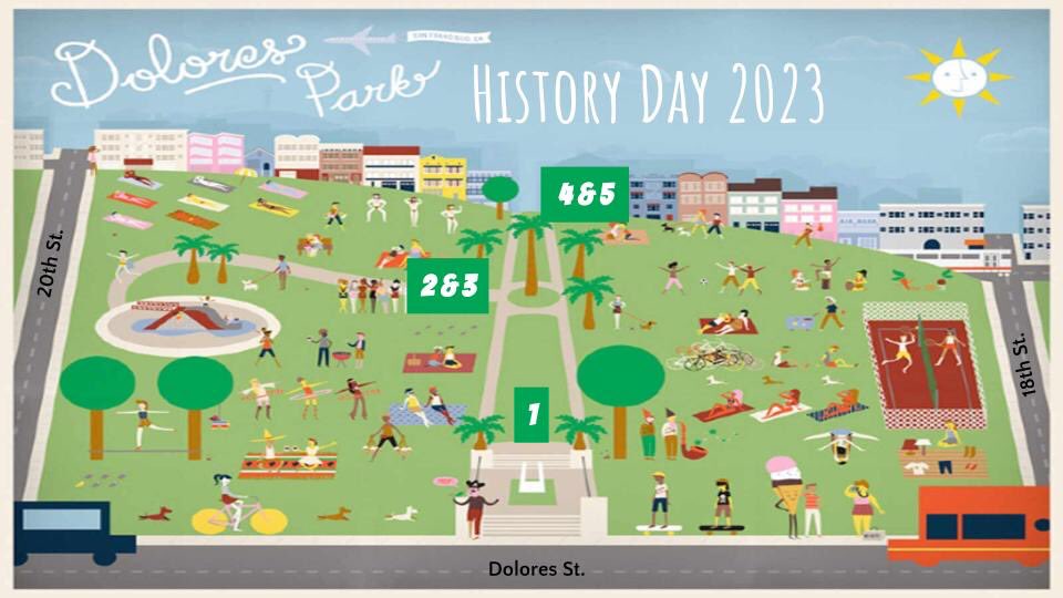 Remember to come check out History Day tomorrow @ 1 pm! <a href="/RecParkSF/">San Francisco Recreation and Park Department</a> <a href="/DoloresPark/">DoloresPark</a>