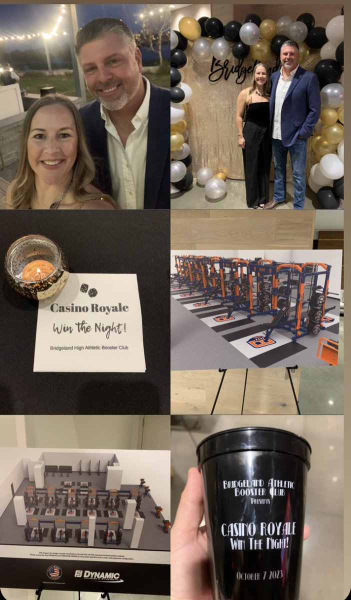 CoachMadisonVB's tweet photo. Awesome evening supporting @bhabc_bears Casino Royale raising funds to go towards future athletic improvements for ALL sports. HUGE thank you to the Booster Club board and all the volunteers and sponsors that made the event possible. #winthenight 💙🧡🐻 https://t.co/DsuHdx1R2b