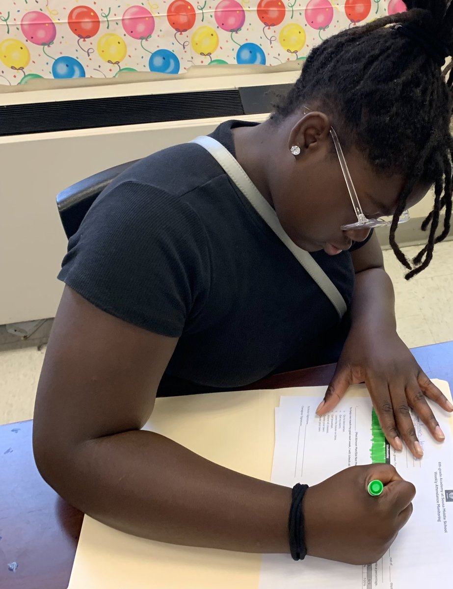 CoachMathDC's tweet image. 🍩 🏆 Leveling up our week with PERFECT attendance! 🏆💯 Our 6th-graders @SousaMiddle are on fire! Check out our scholars updating their weekly attendance tracker. 🚀#LevelUpSuccess #AttendanceGoals 🍩🎊 @dcpublicschools @DCPSChancellor