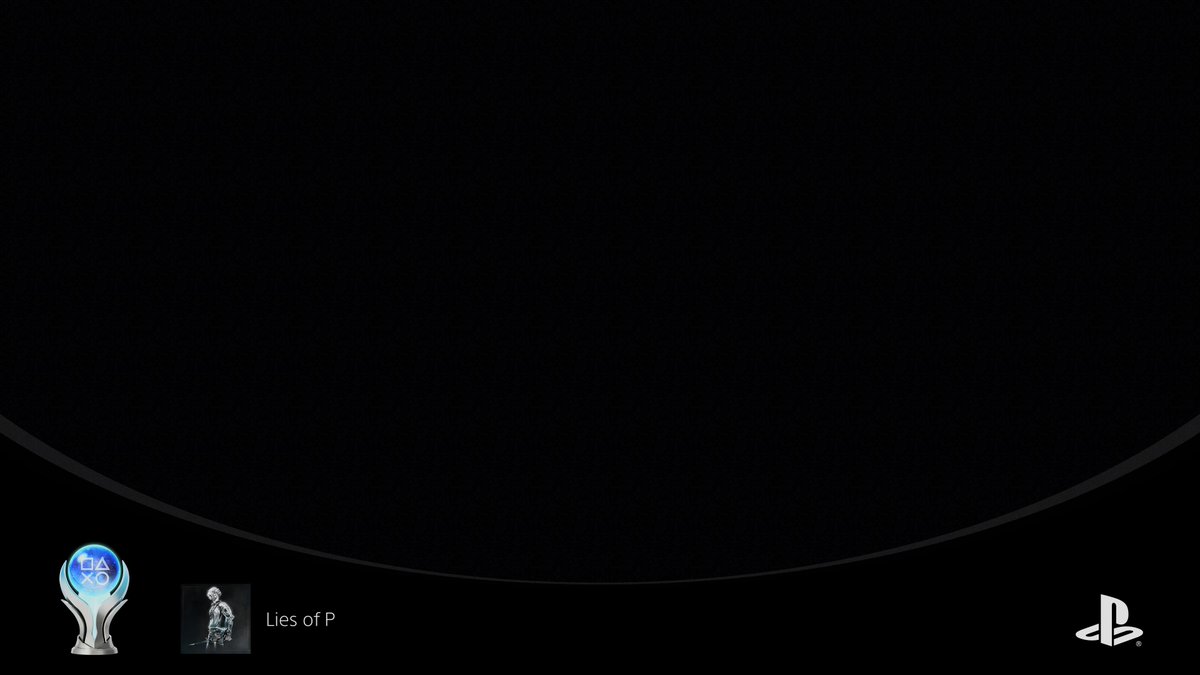 PsychonautD's tweet photo. Lies of P
Lies of P (PLATINUM)
#PlayStationTrophy #PS5Share, #LiesofP https://t.co/y1J0dsUTb7
