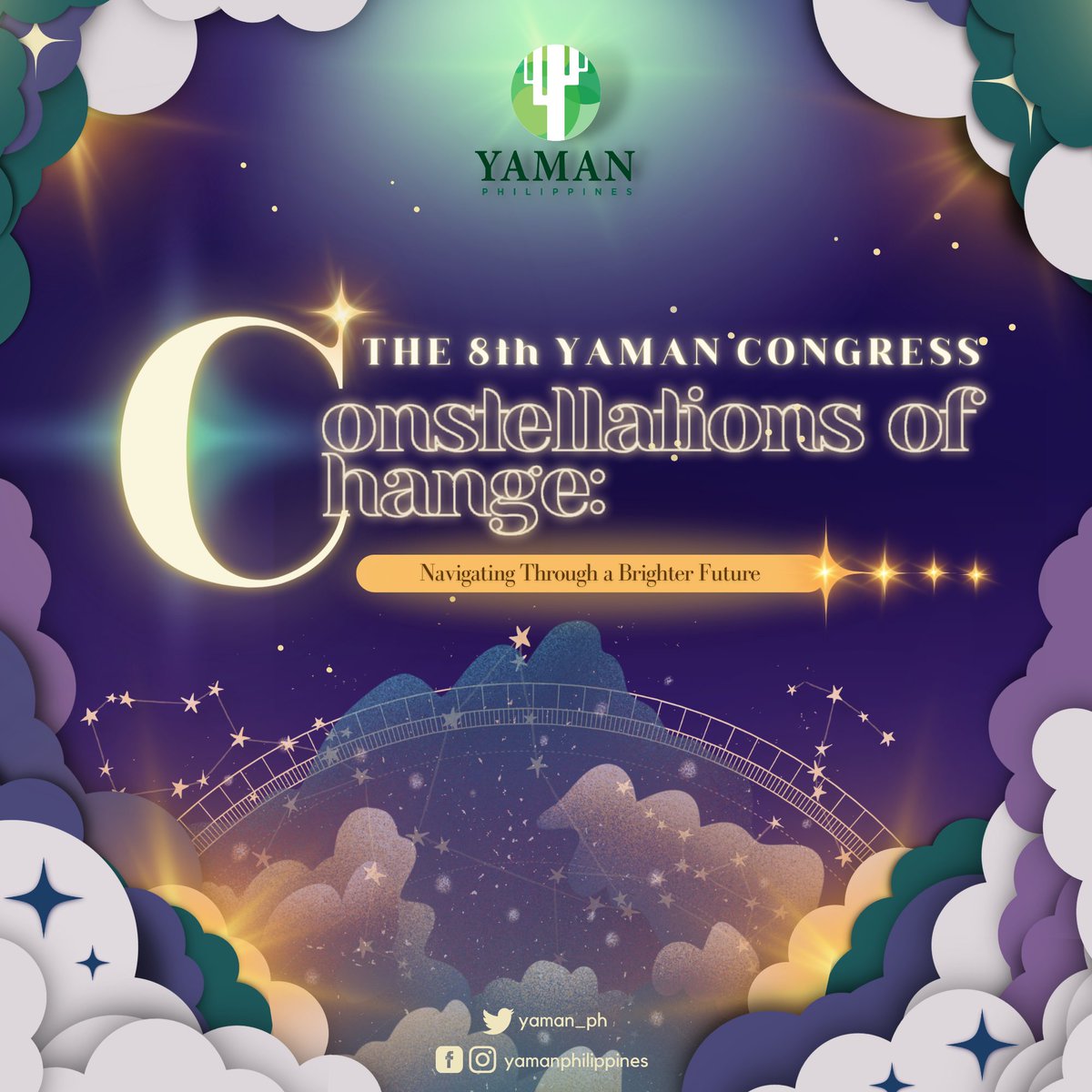 yaman_ph's tweet photo. 𝗢𝗻 𝘆𝗼𝘂𝗿 𝗺𝗮𝗿𝗸. 
𝗚𝗲𝘁 𝗦𝗲𝘁. 
𝗬𝗔𝗠𝗔𝗡 𝗖𝗼𝗻𝗴𝗿𝗲𝘀𝘀‼️

Imagine the minerals industry as a vast constellation in the night sky, each star representing a youth. This November 2023 in Baguio City, let's all align once again to join the upcoming 8th YAMAN Congress https://t.co/Ps5IjfXep0