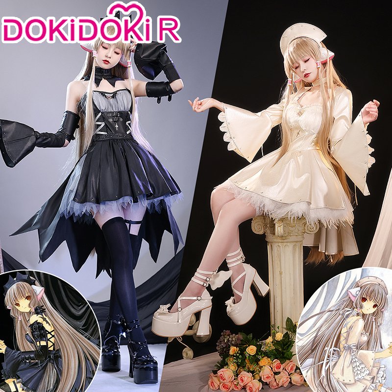 dokidokicostume's tweet image. #Chobits #Freya &amp;amp; #Chii 
#ちょびっツ #フレイヤ &amp;amp; #ちぃ 

Size: S-4XL
サイズ：S～4XL
Price: $65USD + international shipping
価格：9,699円(参考価格)＋国際配送料

Link↓
dokidokicos.com/collections/al…

#dokidokicosplay #dokidokicostume