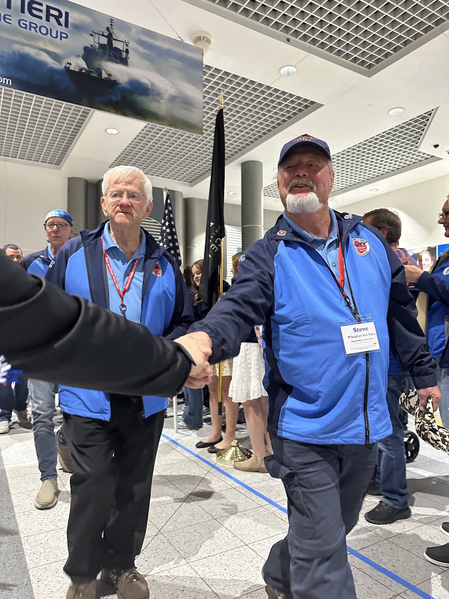 Decades later. They return with the honor they deserve. Thank you to all our veterans 🇺🇸