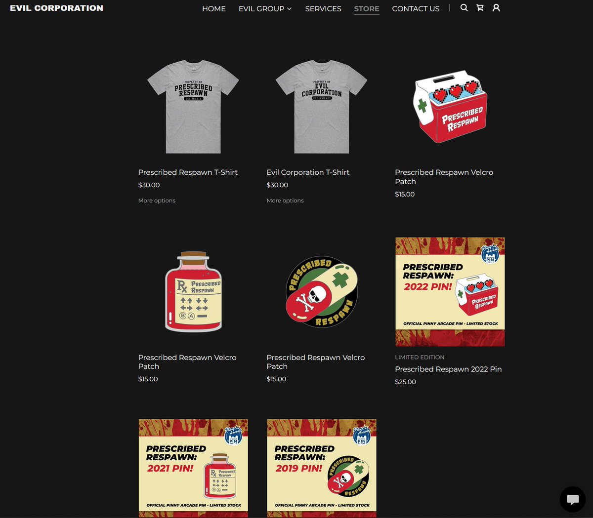 prescribedspawn's tweet photo. What's that? Nope we don't just sell pins, you can buy patches and t-shirts from our store! Live now!!
#PRPax23 #drevil #evildoctor #webstore #PAXAus
https://t.co/rMuSYiHXV5 https://t.co/qhKjf1yC63