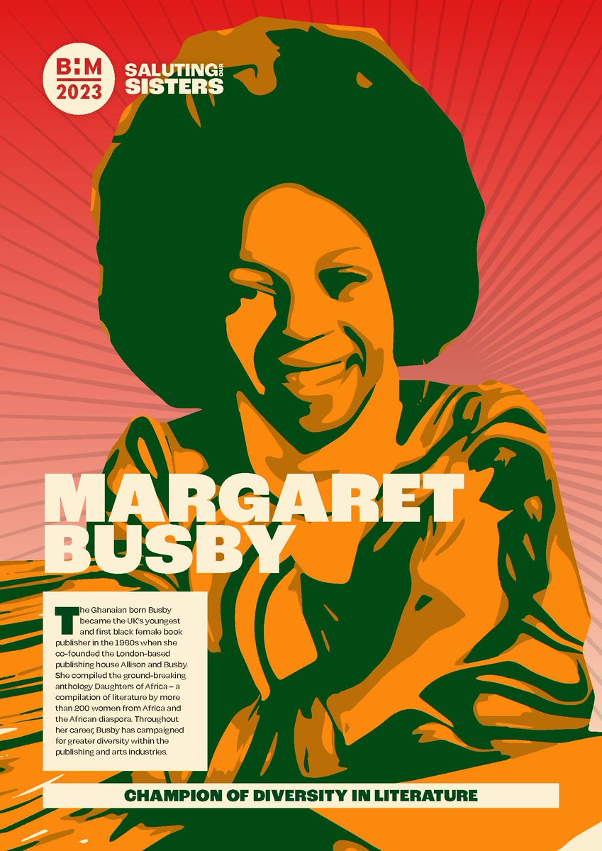Margaret Busby became the UK’s youngest and first black female book publisher in the 1960s when she co-founded the London-based publishing house, Allison and Busby. #salutingoursisters #BlackHistoryMonth2023