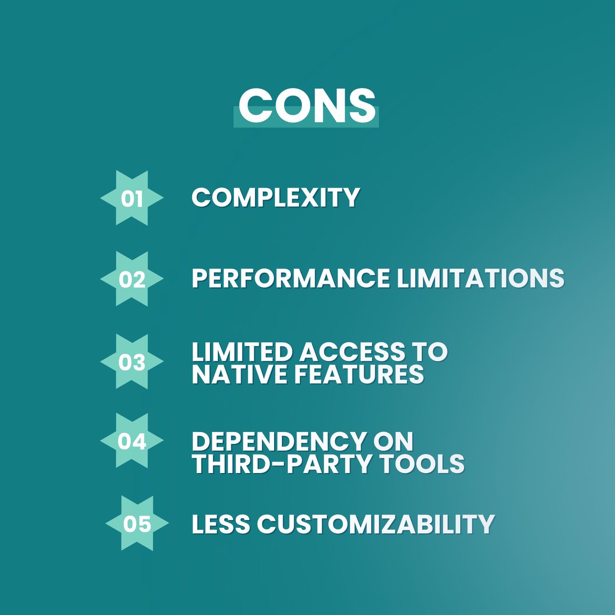 CSBTechEmporium's tweet image. Considering #crossplatform #appdevelopment? 

Pros like cost savings and wider reach are surely attractive, but don't forget about potential challenges, including performance limitations and less customization. 

Make an informed choice! 🚀 

#CrossPlatformApps