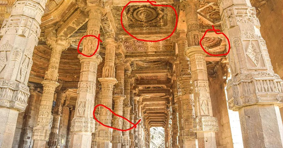 Islamic structures were allegedly built over Hindu Temples Islamic structures were allegedly built over Hindu Temples 10. Saraswati Temple, Ajmer - Adhai Din Ka Jhonpra
