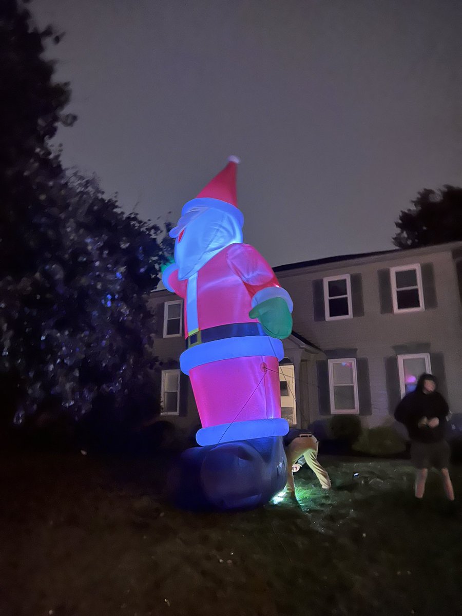 When teenagers have too much disposable income from their businesses and buy a 20 ft inflatable as a prank