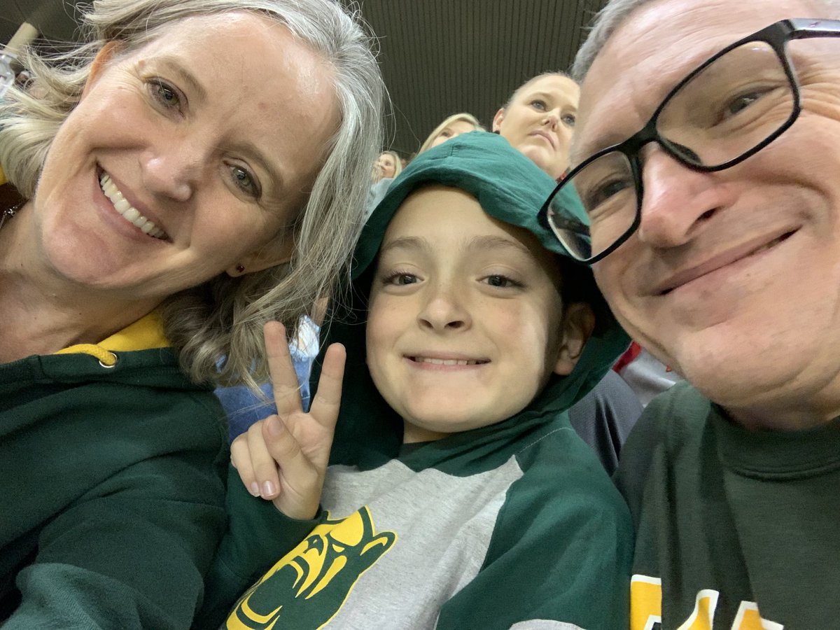 Cheering on the bears and having some fun at @McLaneStadium ! #SicEm