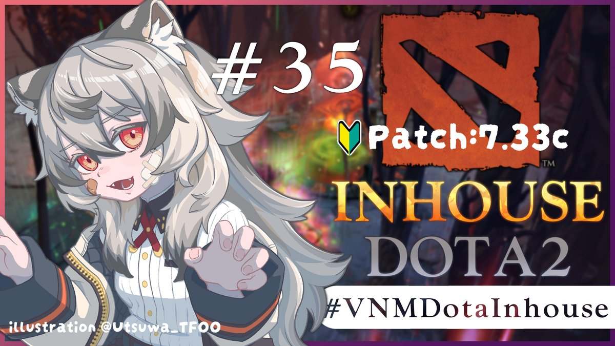 インハウス35回目だよ！
今日は国際的には休日らしい🤔
早めに終わる可能性あり？どしどし参加お待ちしております！

Dota2 INHOUSE #35 !inhouse | 国際交流プレイどた | #Dota2 #VNMDotaInhouse❤️❤️ #Wallpapers #RiyadhMasters? #ESLOne #UnleashTheBeast  
Original: Utsumi1101