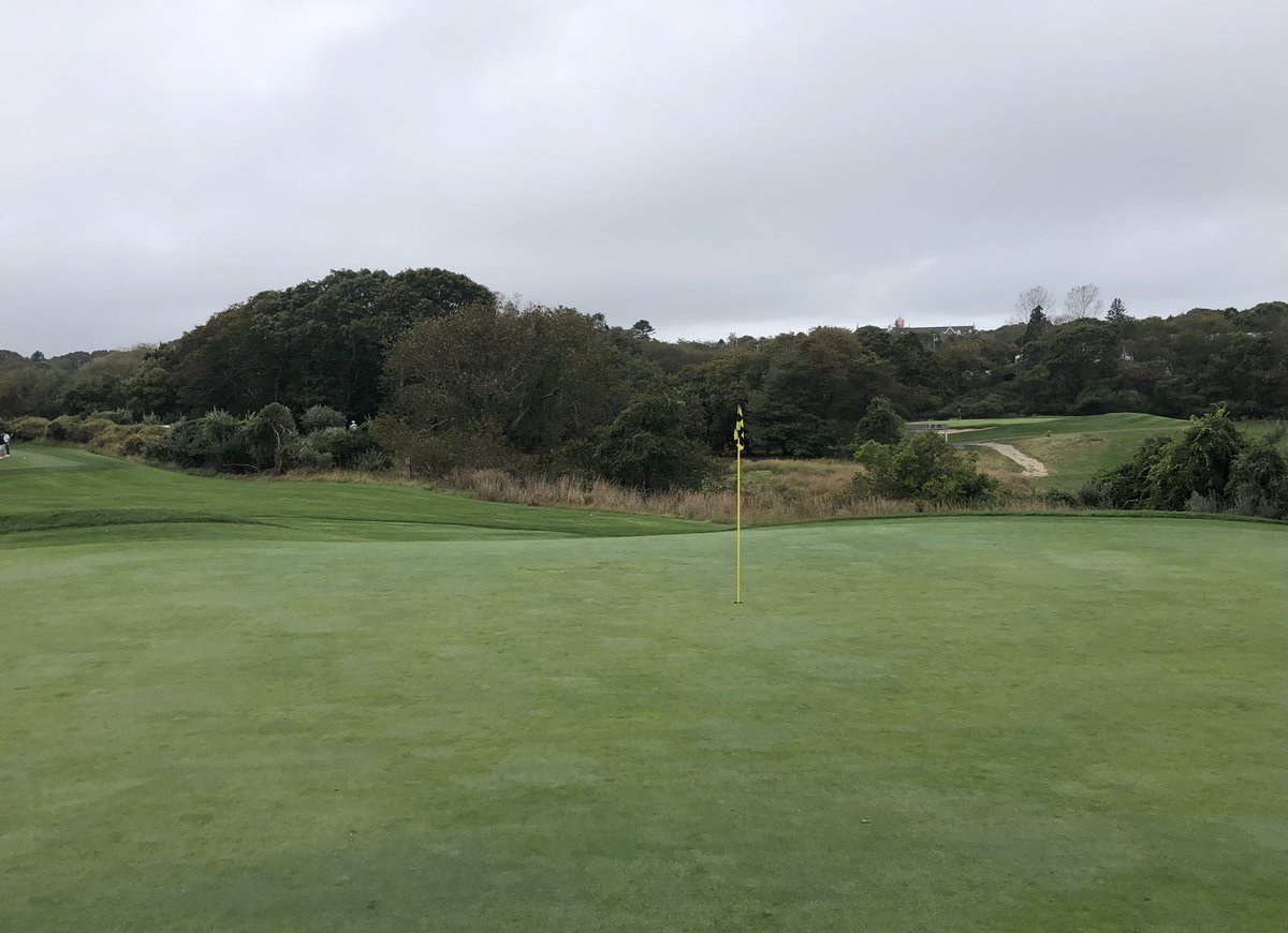 NewYorkGolfer13's tweet photo. 2nd hole at Montauk Downs State Park Golf Course, Montauk, New York.  The par 3s here are all beautiful views from the tee. https://t.co/nUCSPT44ua