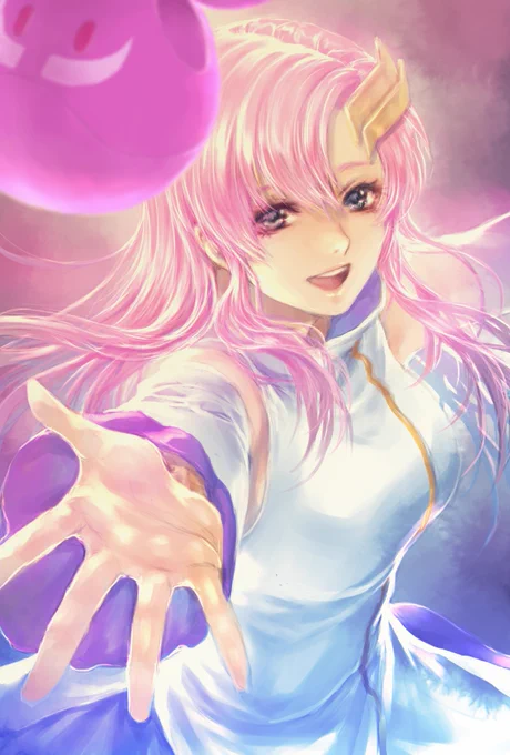 ラクス様  彼女がハロに髭を描いた事で 私はターンAを観ました