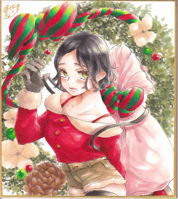 「クリスマスローズ」#コピック #illustration 