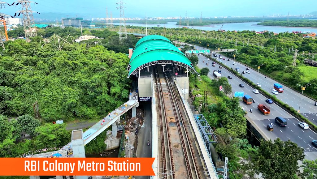 Navi #Mumbai Metro project update This section has been completed and ready for inauguration since long! PC: Jaideep Kane @mieknathshinde @RailMinIndia #Maharashtra