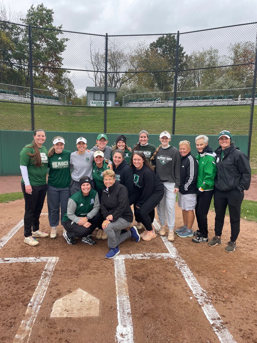 Alumni Day 🤘

Thank you to all the Rock Softball Alumni who were able to make it out this year! We look forward to seeing everyone and more back next year💚

#slipperyrockuniversity #rockathletics