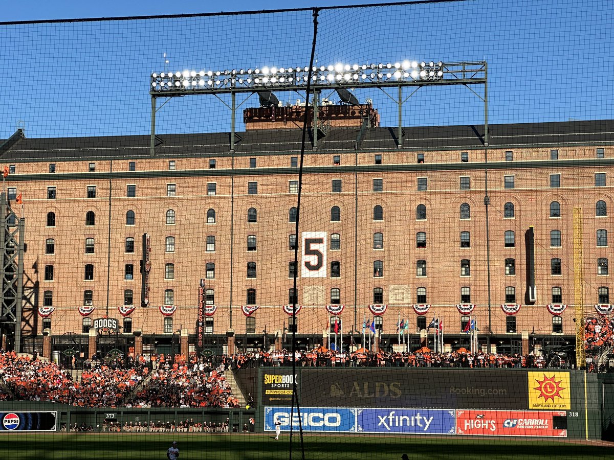 While not a W today, playoff baseball at Camden is always special.