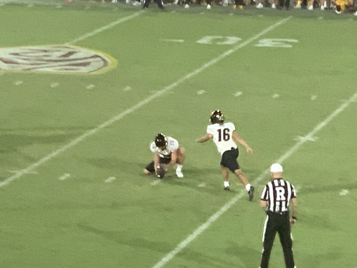 TysonOnTV's tweet photo. Colorado FG is good. ASU will have :09 to answer. #CUvsASU https://t.co/26g8w8x0XB