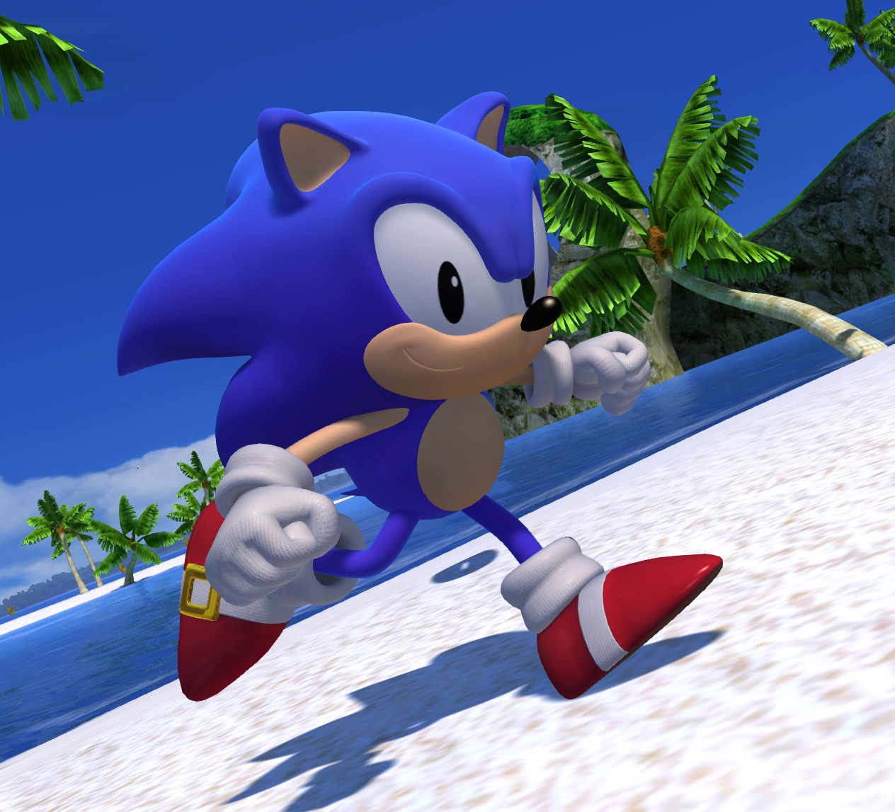 Showin on X: Quick render of Marza Classic Sonic!