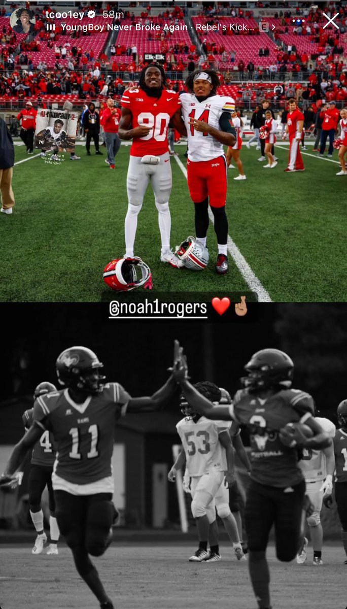 RamsFootballNC's tweet image. 🐐talk!!! @noah1rogers @CooleyTamarcus #ramproud