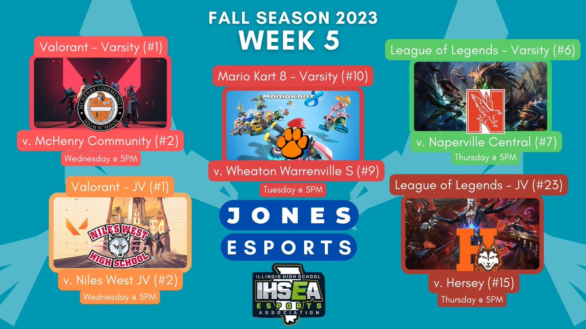 Jones College Prep Esports tweet media