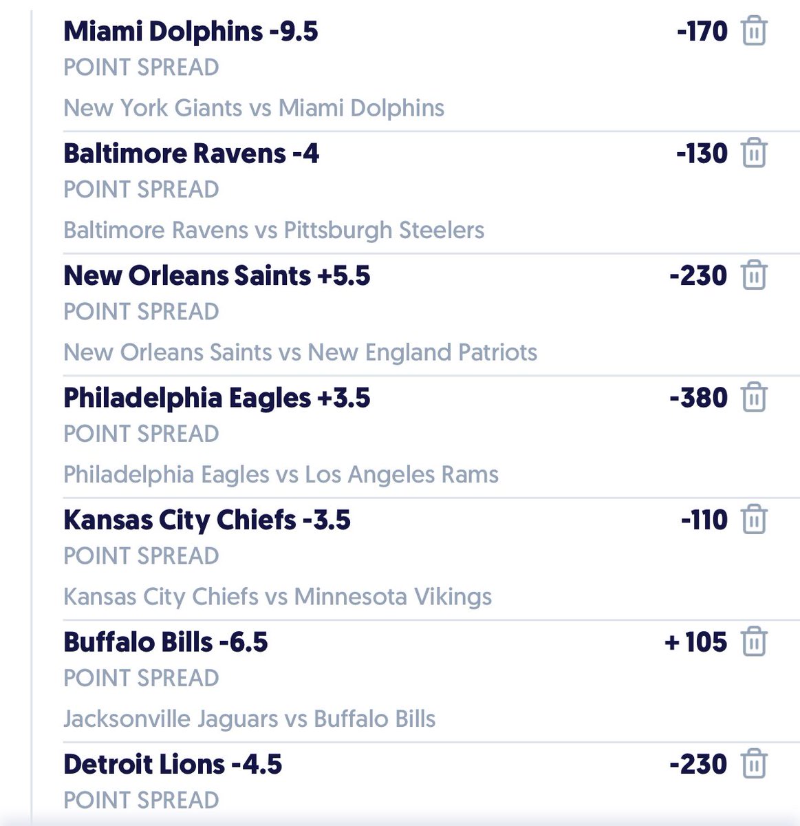 SloshPicks's tweet photo. ☘️10/8 NFL lotto ticket +5762 ☘️
🚨Download fliff use code 43A74🚨 and instantly get free $$ to put on this lotto and cash
Follow so you don’t miss these green tickets
#GamblingCommunity #GamblingX #prizepickslocks #PlayerPropBets #sportsbettingtwitter #Flif #nfl #nflpicks https://t.co/OJXJ04rGq6