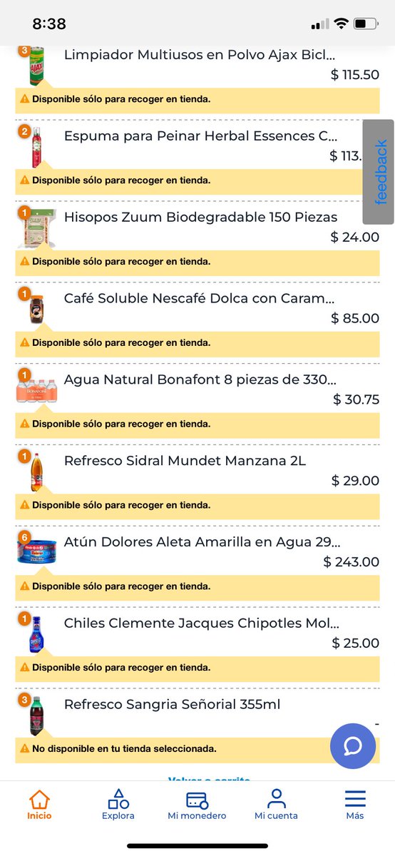 chiogn77's tweet photo. @Chedrauioficial Su aplicación es lo que sigue de mala. No sirve. Ya hice varios reportes y no hacen algo por repararla. Precios mal, 100% de Productos no disponibles para entrega. Estan perdiendo clientes!! https://t.co/2Ay9snFQAa