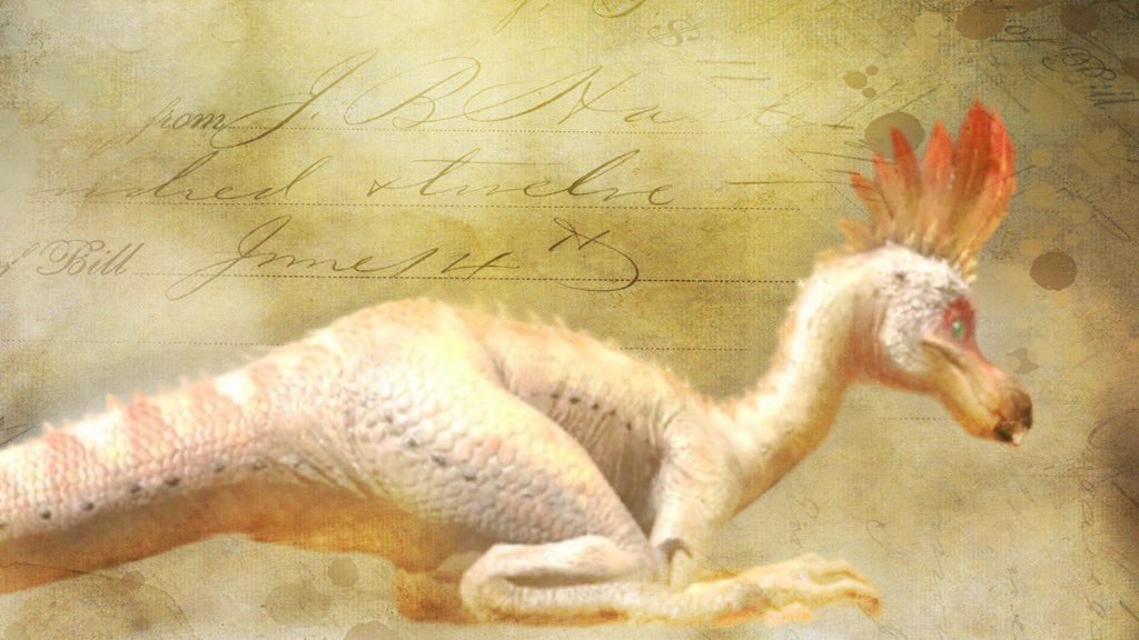 kurotanukinoopy's tweet image. 新種の鳥竜発見の手紙、
ではないけど信じてしまいそうなクオリティのクルルヤック。
#モンハンNow #クルルヤック 
#distressedfx